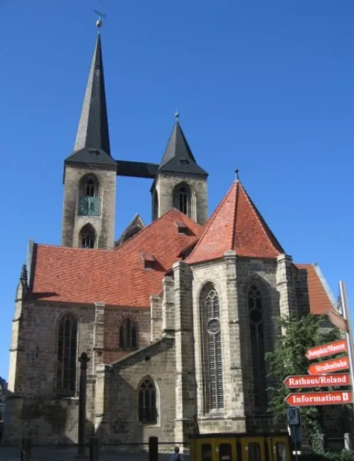 Martinikirche in Halberstadt, stop 3 on the self-guided walking tour