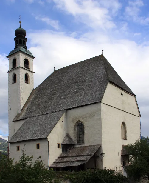 Pfarrkirche Kitzbühel, stop 3 on the self-guided walking tour