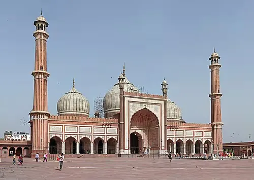 Jama Masjid in Delhi, Station 3 auf dem selbstgeführten Stadtrundgang