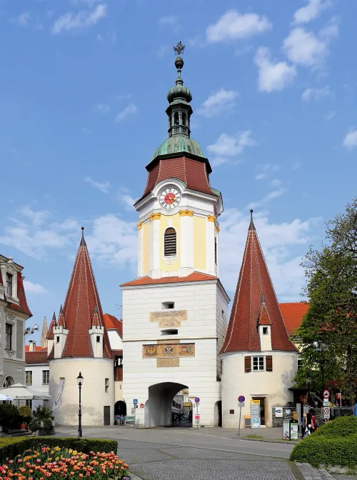Steiner Tor in Krems an der Donau, Station 1 auf dem selbstgeführten Stadtrundgang
