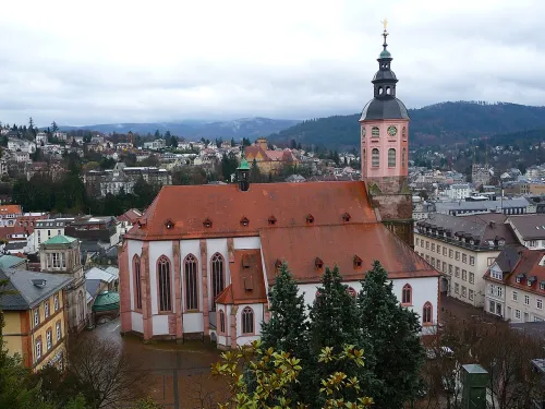 Stiftskirche in Baden-Baden, Station 10 auf dem selbstgeführten Stadtrundgang