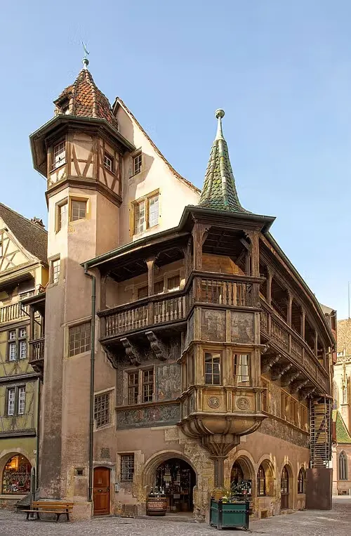 Maison Pfister in Colmar, stop 5 on the self-guided walking tour