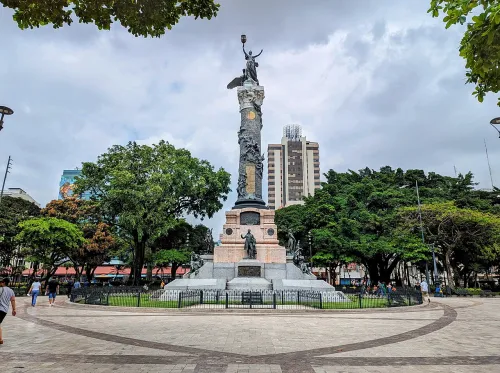 Parque Centenario in Guayaquil, Station 2 auf dem selbstgeführten Stadtrundgang