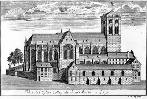 Saint-Martin's Basilica in Liège, stop 1 on the self-guided walking tour