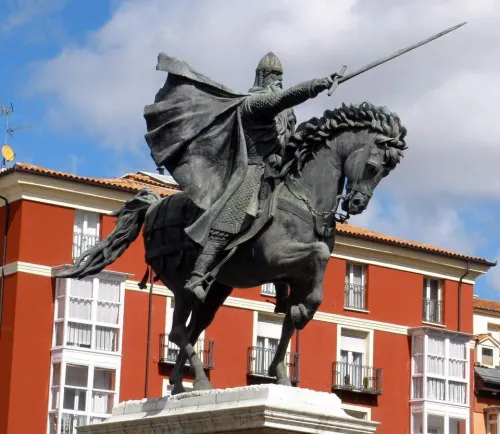 Monumento al Cid Campeador in Burgos, Station 7 auf dem selbstgeführten Stadtrundgang
