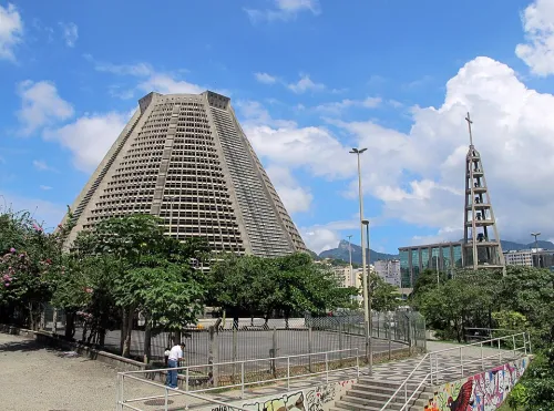 Metropolitan Cathedral in Rio de Janeiro, stop 4 on the self-guided walking tour