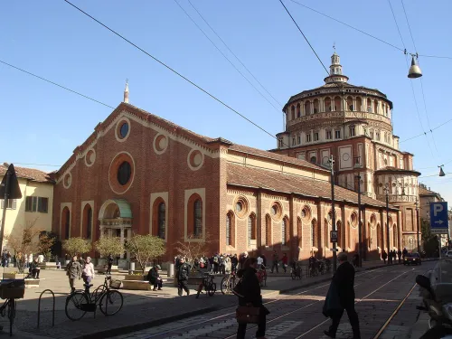 Santa Maria delle Grazie in Milan, stop 7 on the self-guided walking tour