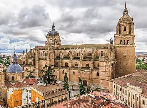 Salamanca Cathedral, stop 5 on the self-guided walking tour