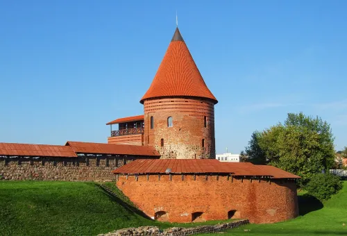 Burg Kaunas, Station 1 auf dem selbstgeführten Stadtrundgang
