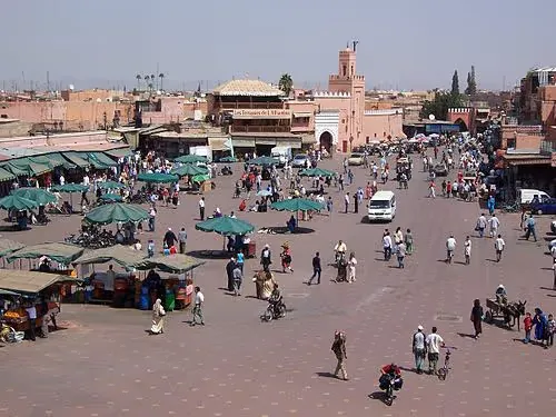 Djemaa el Fna in Marrakesch, Station 9 auf dem selbstgeführten Stadtrundgang