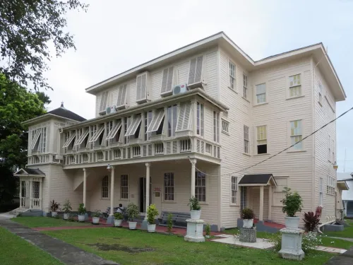Walter Roth Museum of Anthropology in Georgetown, stop 6 on the self-guided walking tour