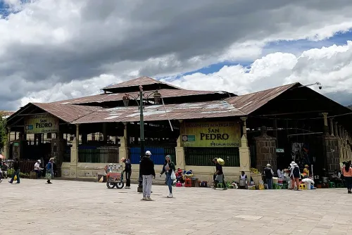 Mercado Central de San Pedro in Cusco, Station 7 auf dem selbstgeführten Stadtrundgang