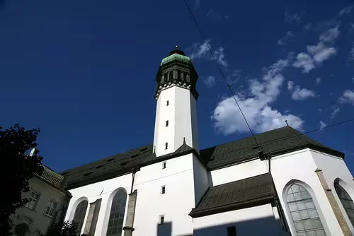Court Church in Innsbruck, stop 8 on the self-guided walking tour