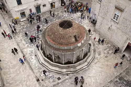 Großer Onofrio-Brunnen in Dubrovnik, Station 4 auf dem selbstgeführten Stadtrundgang