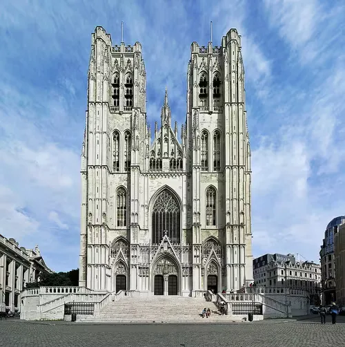 Kathedrale St. Michael und St. Gudula in Brüssel, Station 4 auf dem selbstgeführten Stadtrundgang