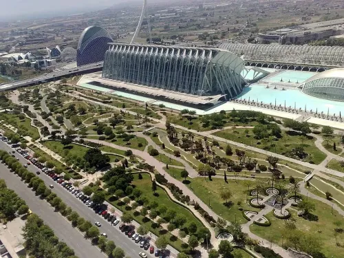 Jardín del Turia in Valencia, Station 9 auf dem selbstgeführten Stadtrundgang
