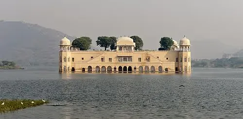 Jal Mahal in Jaipur, stop 2 on the self-guided walking tour
