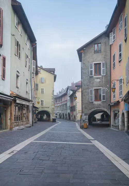 Rue Sainte-Claire in Annecy, Station 1 auf dem selbstgeführten Stadtrundgang