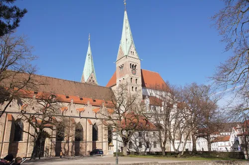 Augsburger Dom, stop 1 on the self-guided walking tour