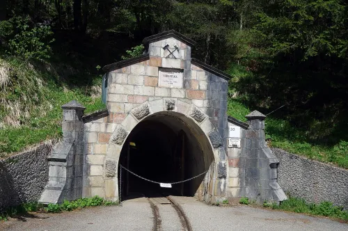 Salzbergwerk Hallstatt, Station 7 auf dem selbstgeführten Stadtrundgang