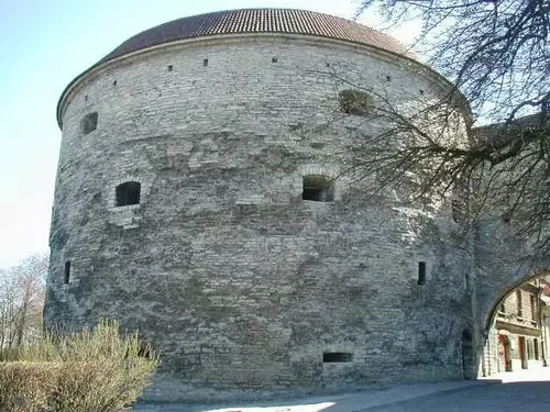 Fat Margaret Tower in Tallinn, stop 1 on the self-guided walking tour