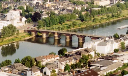 Römerbrücke in Trier, Station 8 auf dem selbstgeführten Stadtrundgang