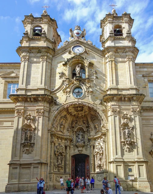 Basilika Santa María del Coro in San Sebastián, Station 3 auf dem selbstgeführten Stadtrundgang