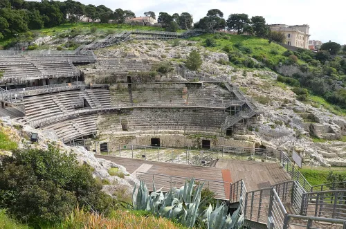 Anfiteatro romano di Cagliari, Station 3 auf dem selbstgeführten Stadtrundgang