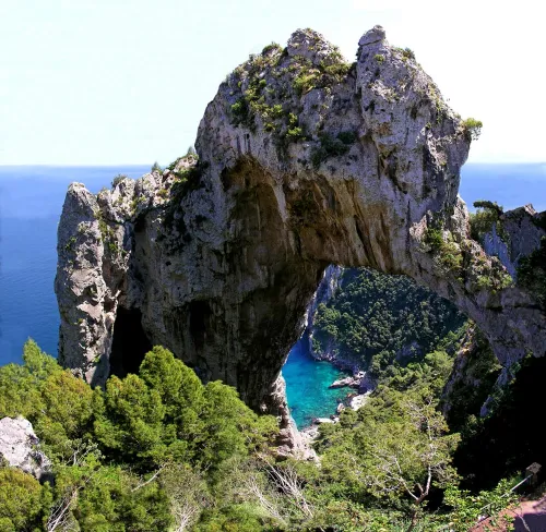 Arco Naturale in Capri, Station 9 auf dem selbstgeführten Stadtrundgang