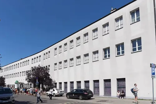 Oskar Schindlers Fabrik in Krakau, Station 14 auf dem selbstgeführten Stadtrundgang