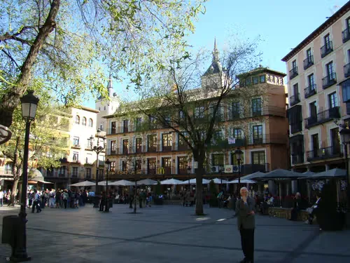 Plaza de Zocodover in Toledo, Station 3 auf dem selbstgeführten Stadtrundgang