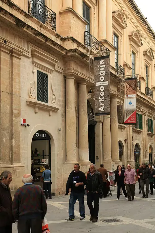 Archäologisches Nationalmuseum, Malta in Valletta, Station 3 auf dem selbstgeführten Stadtrundgang