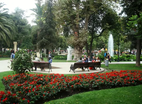 Plaza Vergara in Viña del Mar, Station 1 auf dem selbstgeführten Stadtrundgang