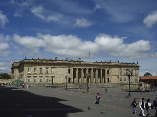 Capitolio Nacional in Bogotá, stop 5 on the self-guided walking tour