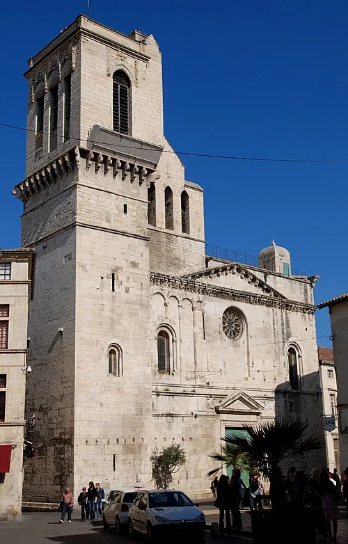 Nîmes Cathedral, stop 2 on the self-guided walking tour