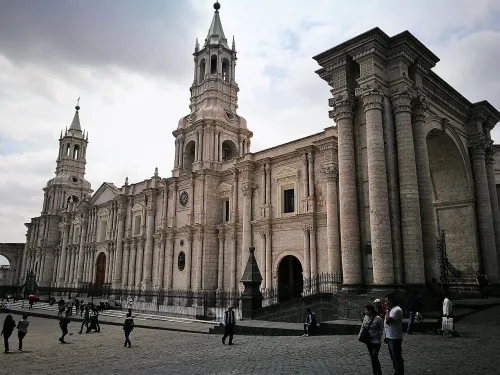 Kathedrale von Arequipa, Station 5 auf dem selbstgeführten Stadtrundgang