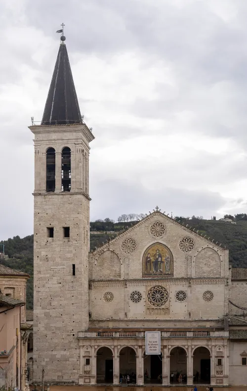 Kathedrale von Spoleto, Station 6 auf dem selbstgeführten Stadtrundgang