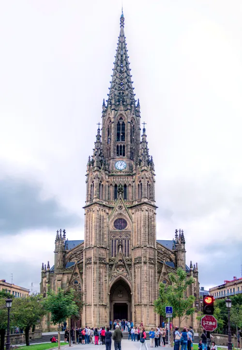 Kathedrale zum Guten Hirten in San Sebastián, Station 8 auf dem selbstgeführten Stadtrundgang