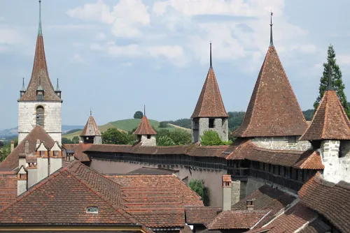 Stadtmauer Murten, Station 2 auf dem selbstgeführten Stadtrundgang