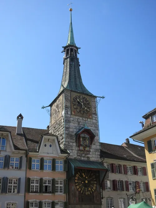 Zeitglockenturm in Solothurn, stop 3 on the self-guided walking tour