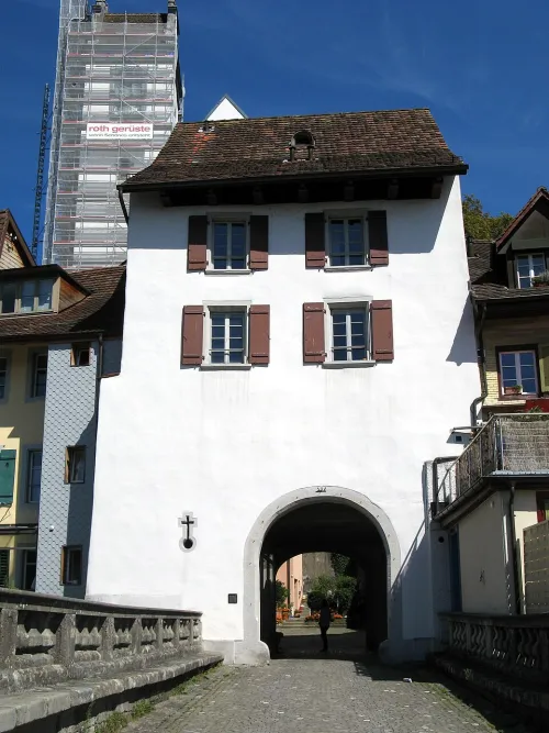 Haldentor in Aarau, stop 2 on the self-guided walking tour