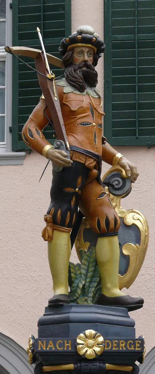Tellenbrunnen in Schaffhausen, Station 10 auf dem selbstgeführten Stadtrundgang