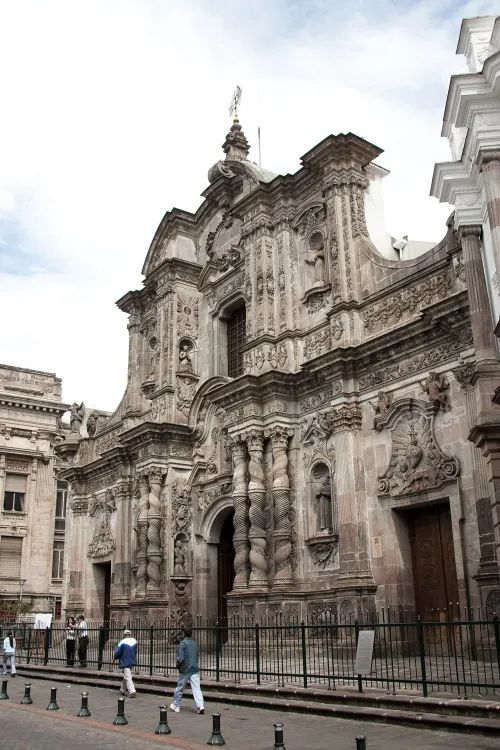 Iglesia de la Compañía de Jesús in Quito, stop 6 on the self-guided walking tour