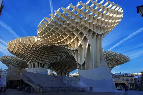 Metropol Parasol in Sevilla, Station 1 auf dem selbstgeführten Stadtrundgang
