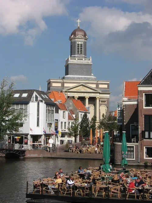 Hartebrugkerk in Leiden, stop 11 on the self-guided walking tour