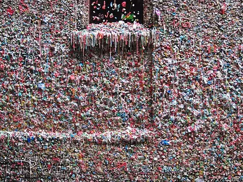 Gum Wall in Seattle, Station 5 auf dem selbstgeführten Stadtrundgang