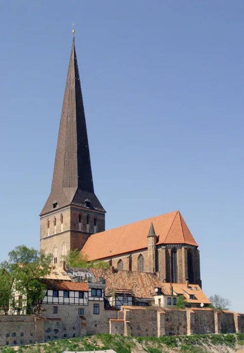 Petrikirche in Rostock, Station 6 auf dem selbstgeführten Stadtrundgang