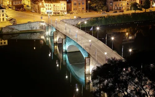 Pont de Jambes in Namur, Station 3 auf dem selbstgeführten Stadtrundgang