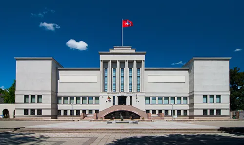 Vytautas-Magnus-Militärmuseum in Kaunas, Station 7 auf dem selbstgeführten Stadtrundgang