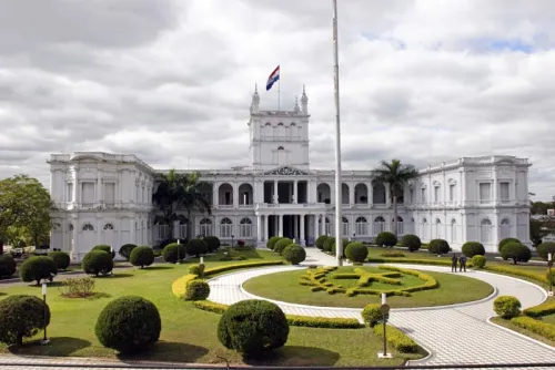 Palacio de los López in Asunción, stop 1 on the self-guided walking tour